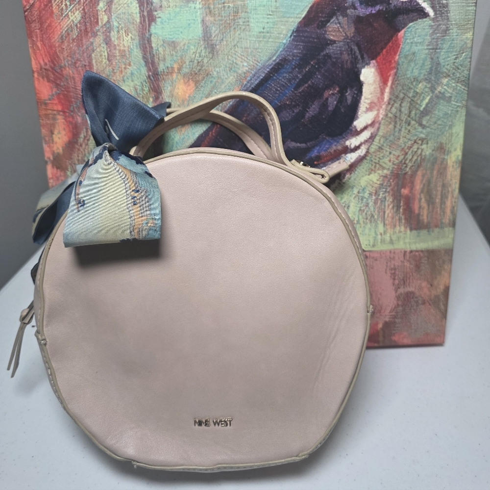 Nine West Blush Pink Round Handbag